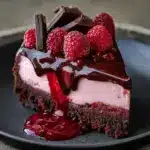 Dark Chocolate Raspberry Cheesecake Recipe