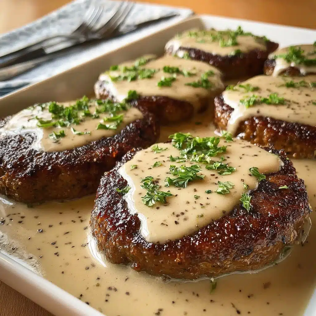 Amish Hamburger Steak Bake Recipe - Recipe Image