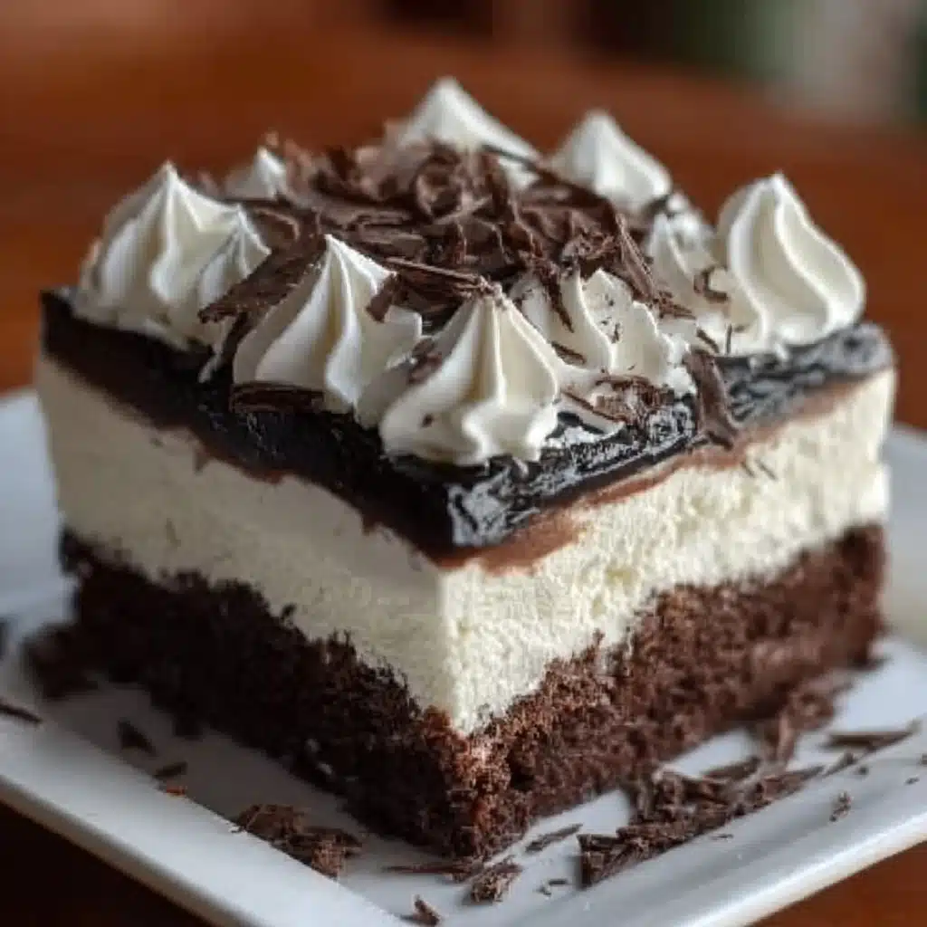 Brownie Refrigerator Cake Recipe - Recipe Image