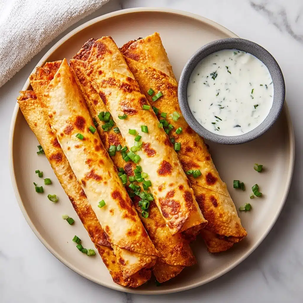 Buffalo Chicken Taquitos Recipe - Recipe Image