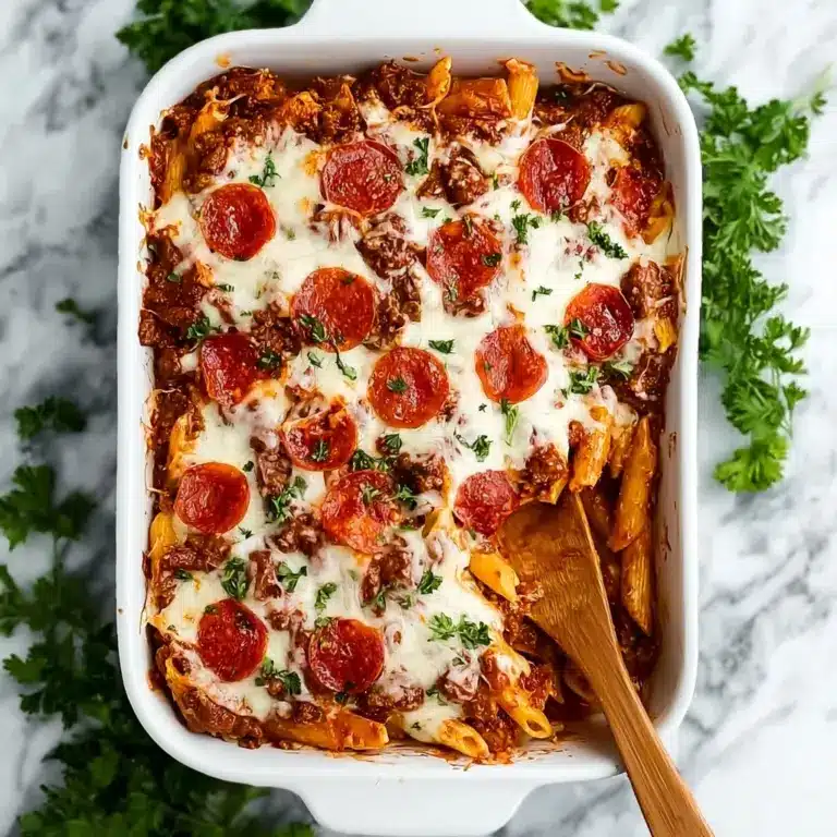 Baked Pizza Pasta Recipe