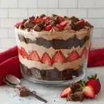 Strawberry Brownie Trifle Recipe