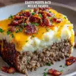 Meatloaf with Mashed Potatoes and Cheese Recipe