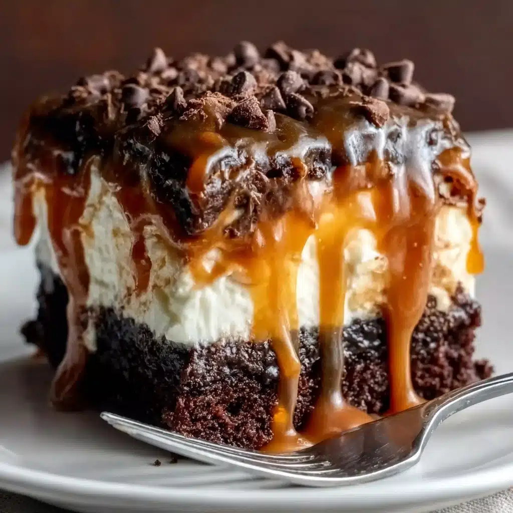 Chocolate Caramel Dump Cake Recipe - Recipe Image