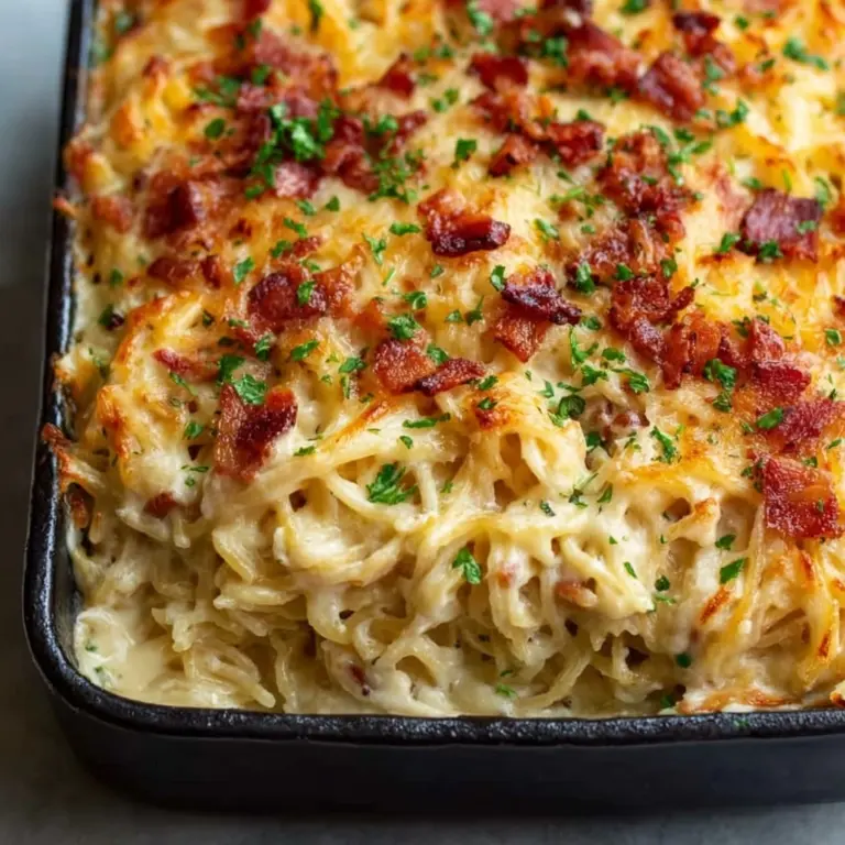 Creamy Southern Spaghetti Bake Recipe