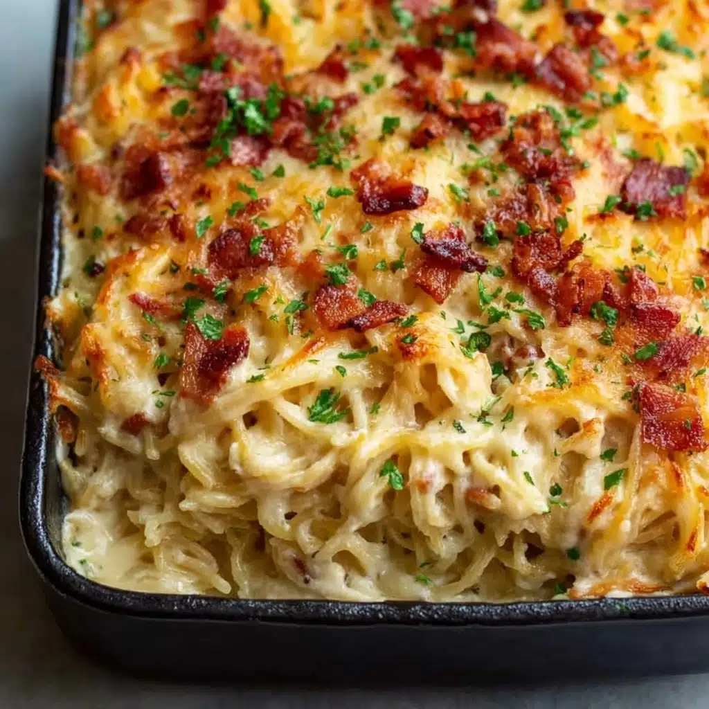 Creamy Southern Spaghetti Bake Recipe - Recipe Image