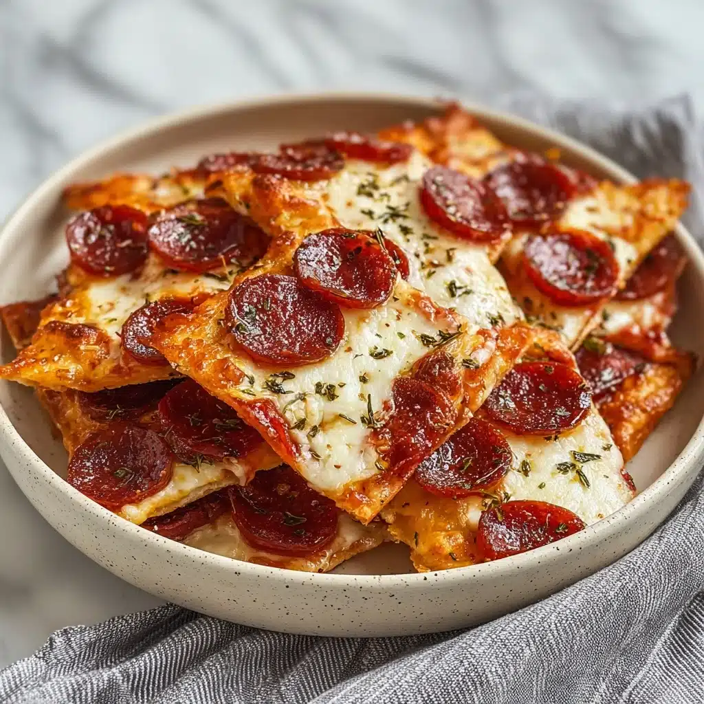 2 ingredient Pizza chips Recipe - Recipe Image