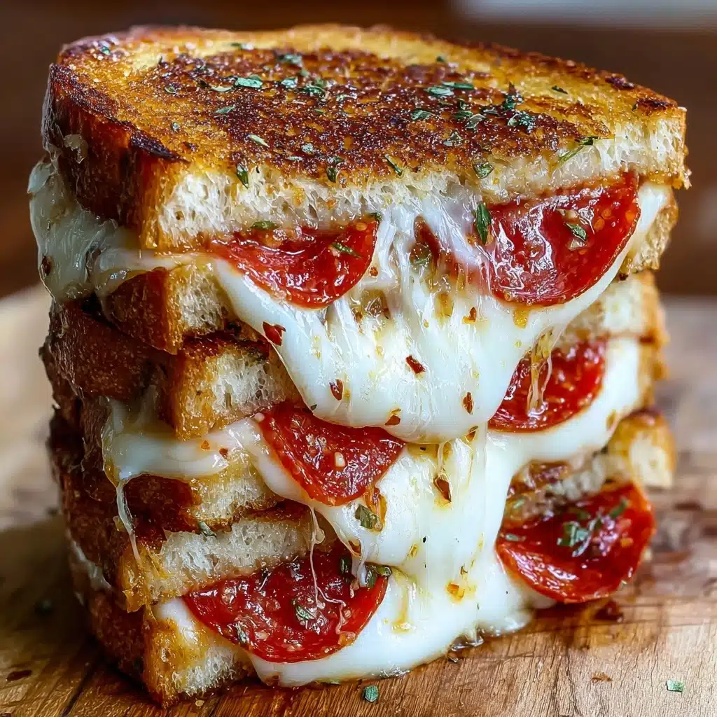Pizza Grilled Cheese Sandwiches Recipe - Recipe Image