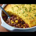 Easy Cowboy Cornbread Casserole Recipe