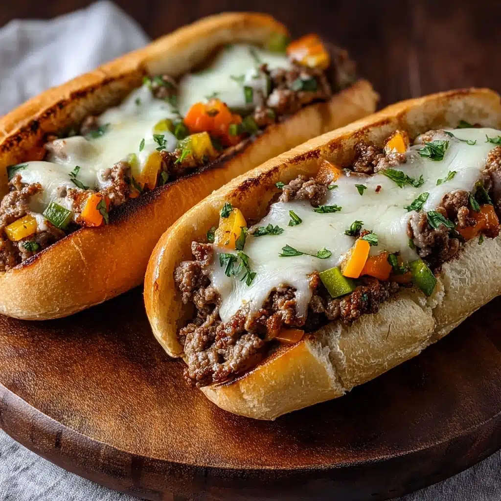 Ground Beef Philly Cheesesteaks Recipe - Recipe Image