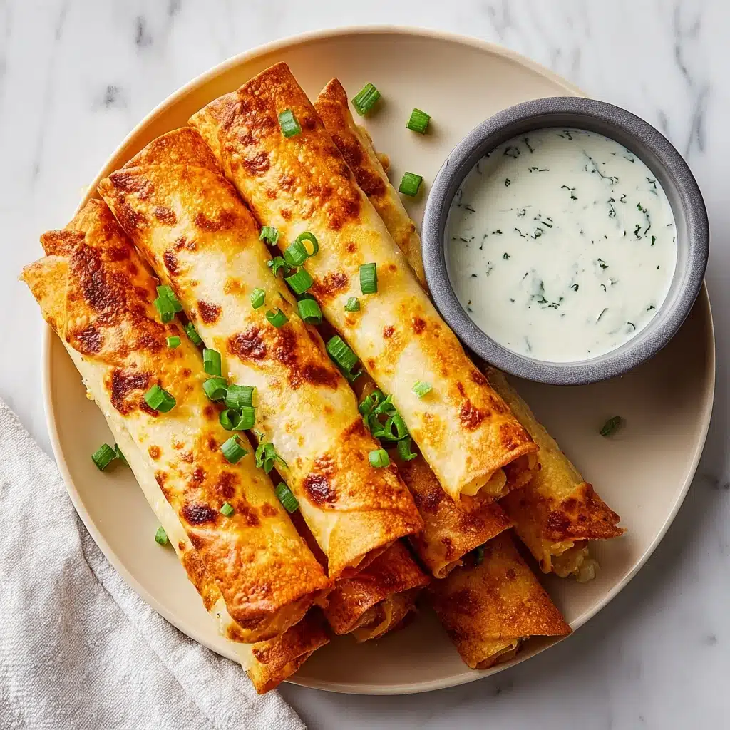 Buffalo Chicken Taquitos Recipe - Recipe Image