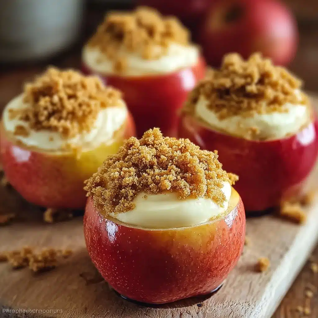 Cheesecake Stuffed Baked Apples Recipe - Recipe Image