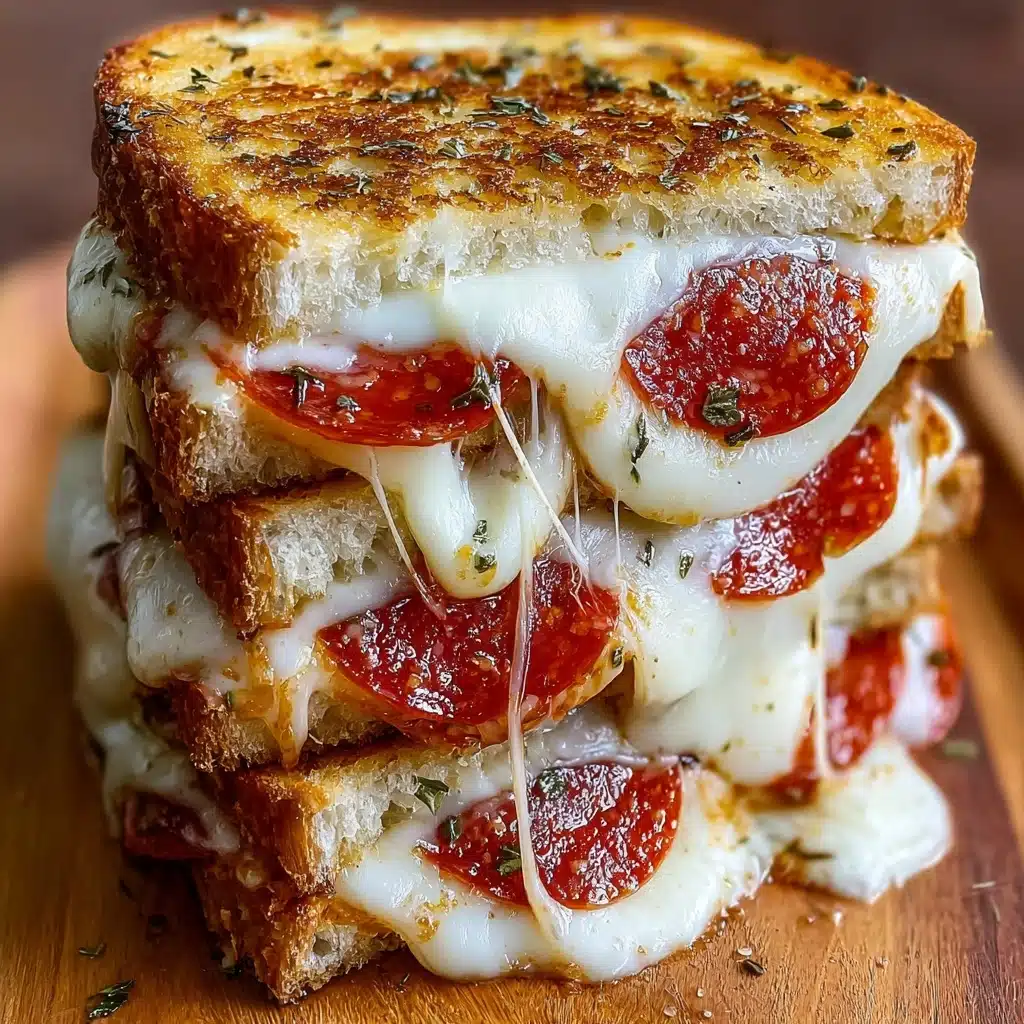Pizza Grilled Cheese Sandwiches Recipe - Recipe Image