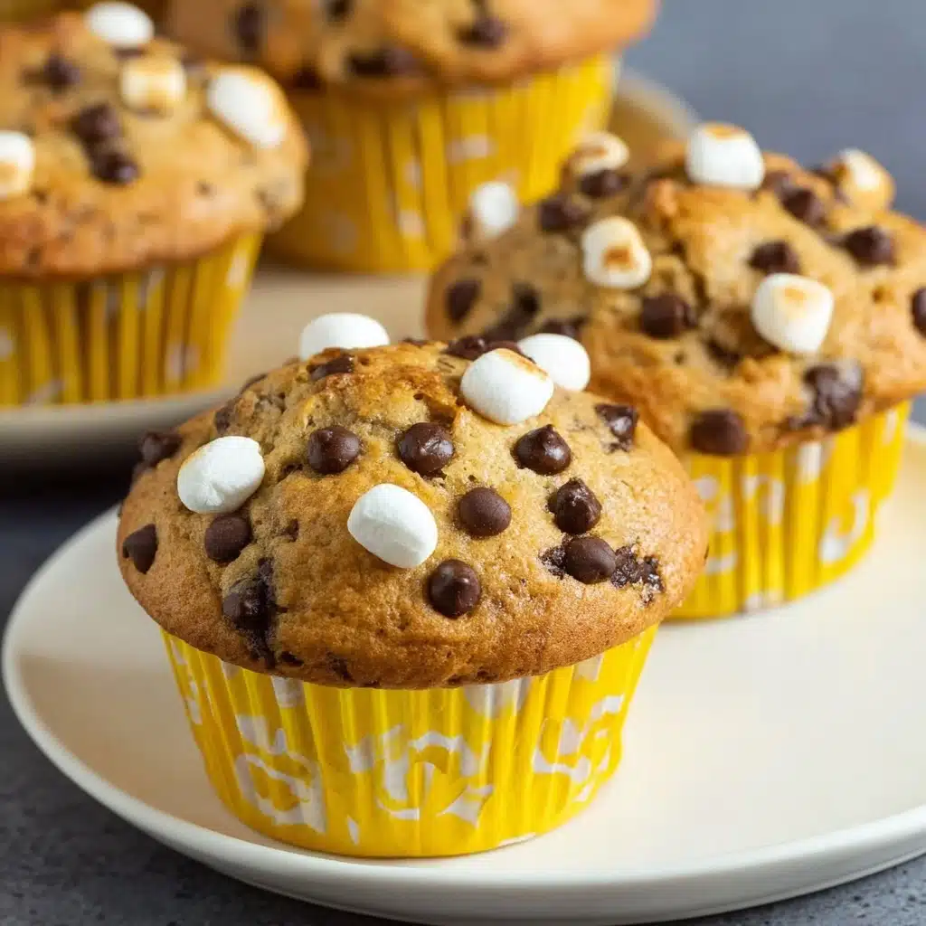Banana S’mores Muffins Recipe - Recipe Image