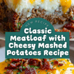 Meatloaf with Mashed Potatoes and Cheese Recipe