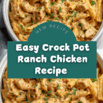 Crockpot Cheesy Ranch Beef Pasta Shells Recipe