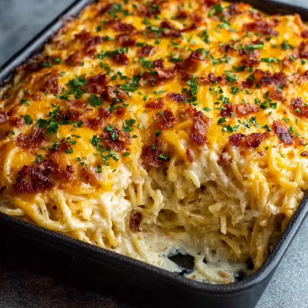 Creamy Southern Spaghetti Bake Recipe - Recipe Image