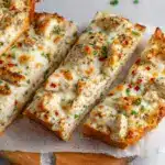Chicken Alfredo Garlic Bread Recipe