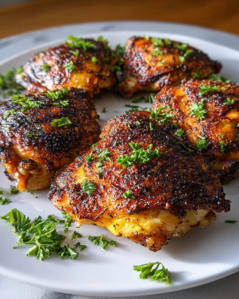 Crispy Baked Chicken Thighs Recipe