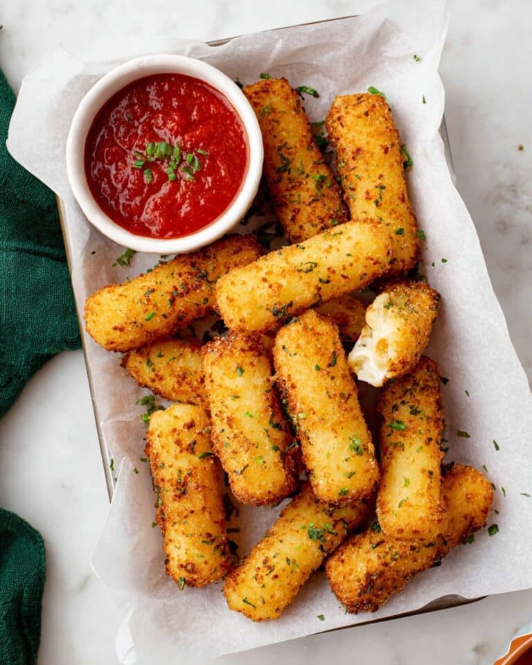 Keto Mozzarella Sticks Recipe