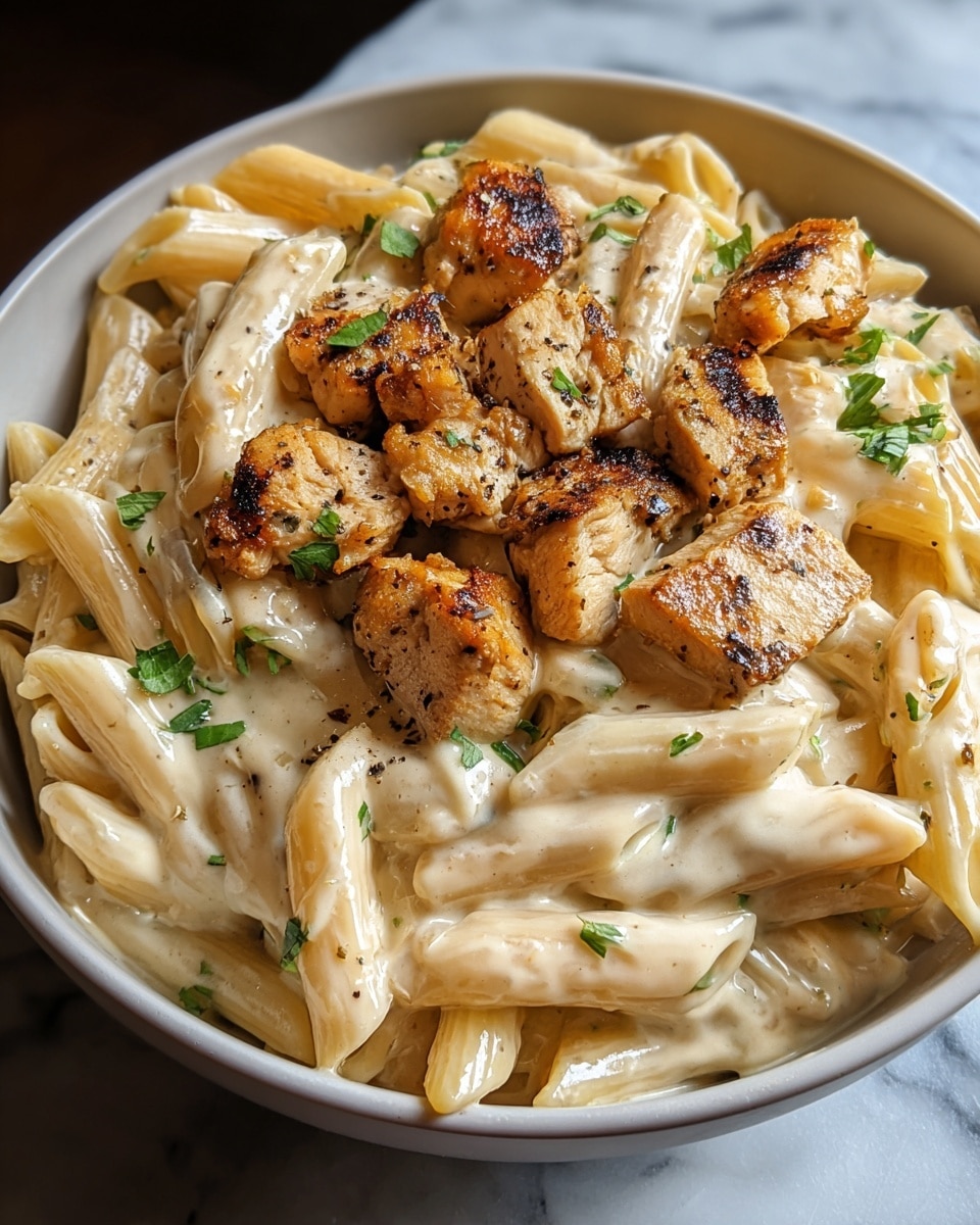 The image shows a white plate with a large, golden-brown honey-glazed chicken breast as the main layer, covered in a shiny glaze with small darker spots from spices and cooking. Next to the chicken, there is a heap of seasoned roasted potato pieces, golden and slightly crispy with a mix of light and darker edges. At the side of the plate, fresh green parsley adds a pop of color and freshness. In the background, there is a sheet pan lined with foil holding more chicken pieces and roasted potatoes on a white marbled surface. The photo taken with an iphone --ar 4:5 --v 7