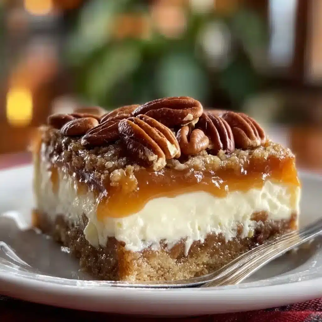 Decadent Butter Pecan Praline Poke Cake Recipe - Recipe Image