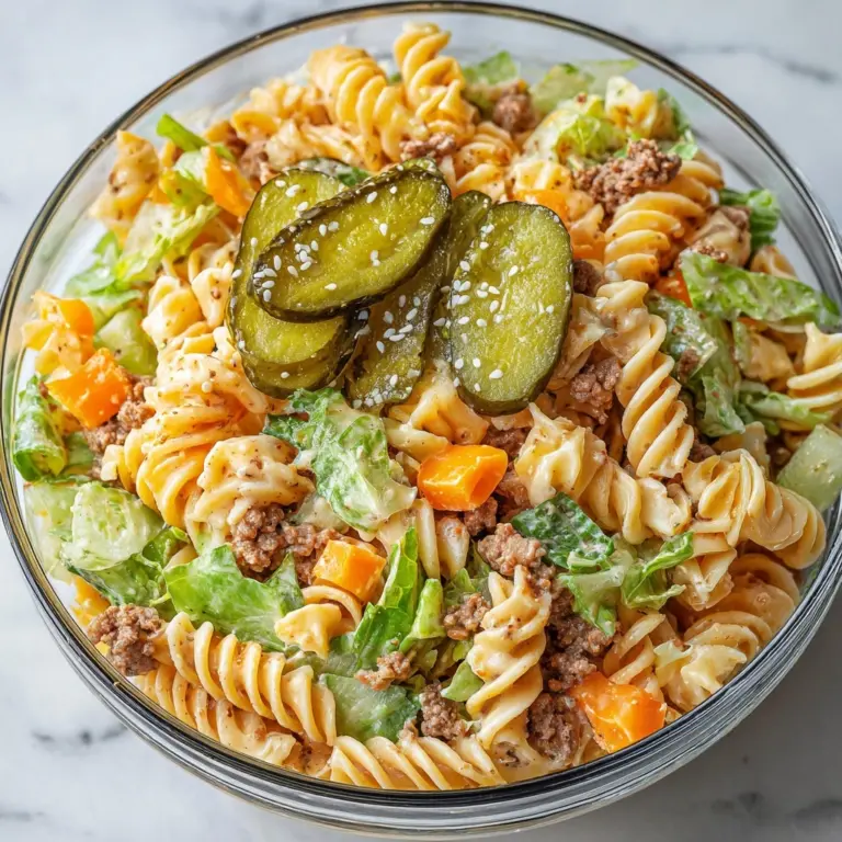 Big Mac Pasta Salad Recipe