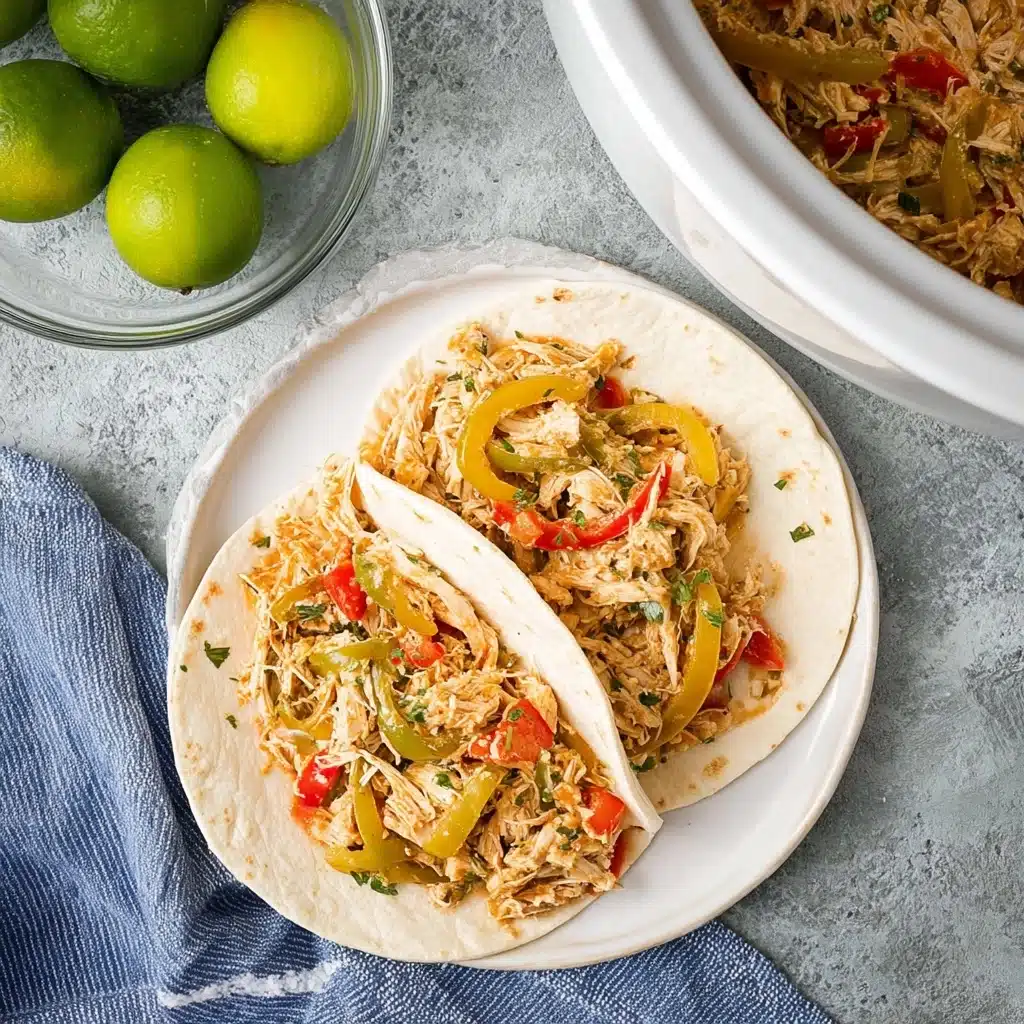 Crockpot Chicken Fajita Recipe - Recipe Image
