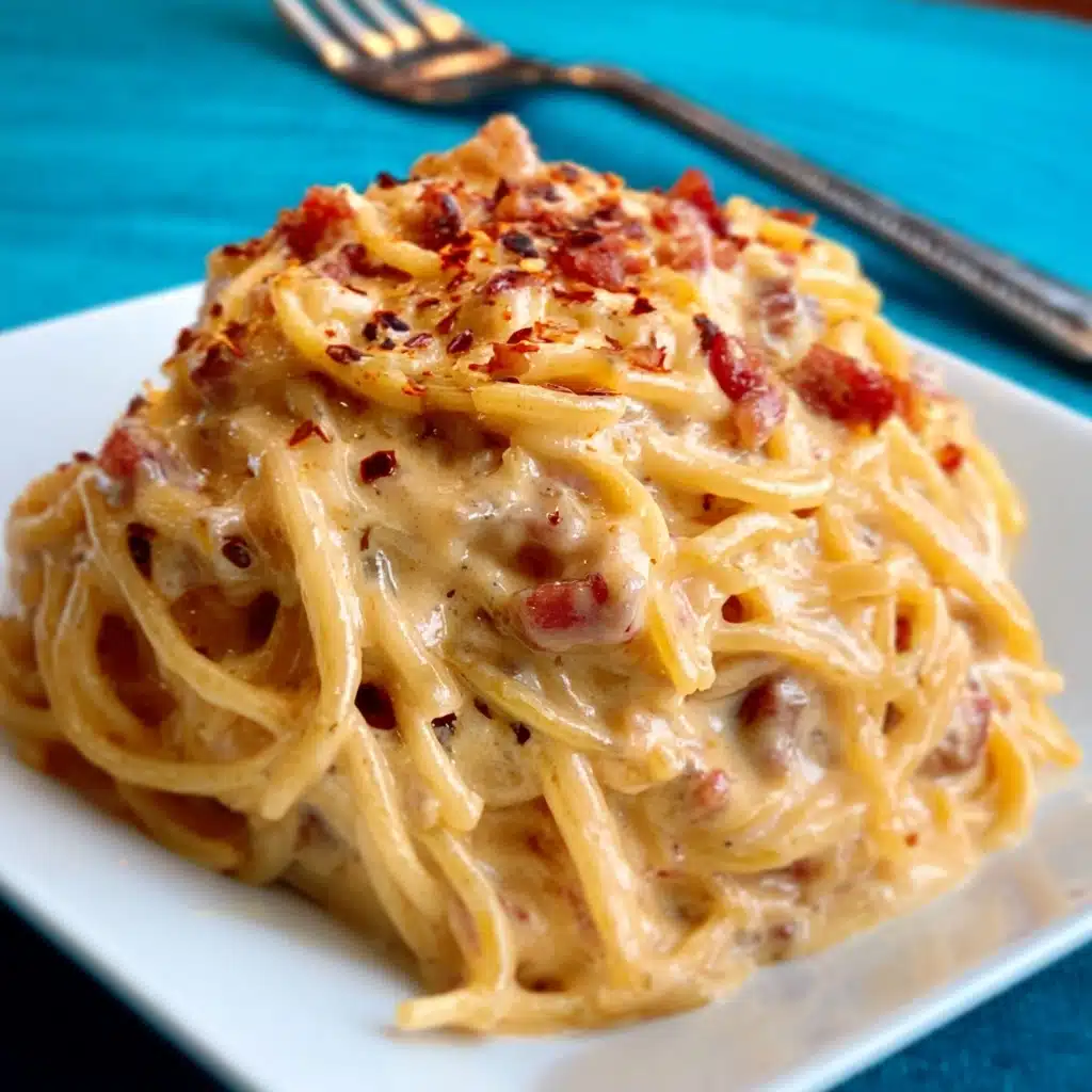 Spicy Southern Cheesy Chicken Spaghetti Casserole Recipe - Recipe Image