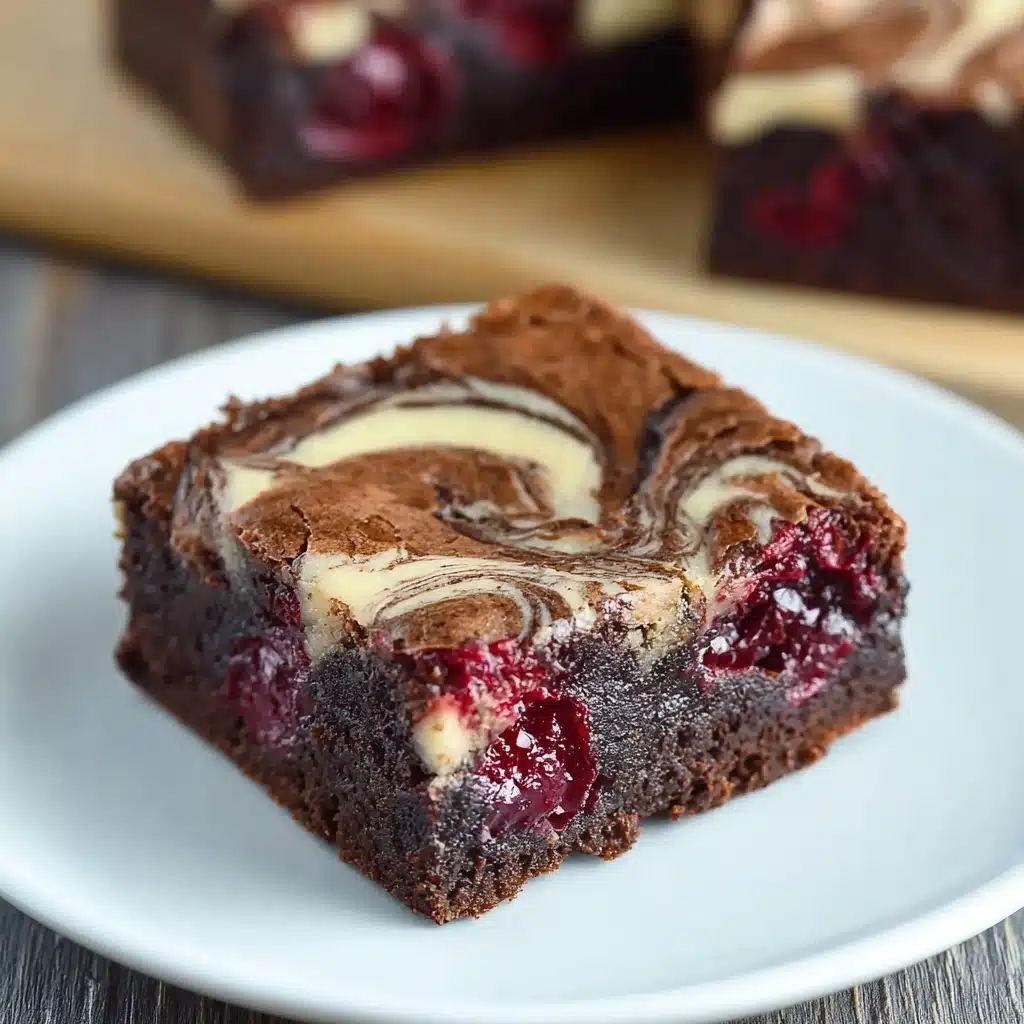Decadent Raspberry Swirl Brownies Recipe