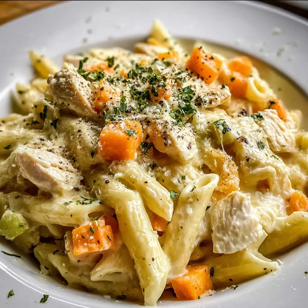 Creamy Chicken Pot Pie Pasta Recipe