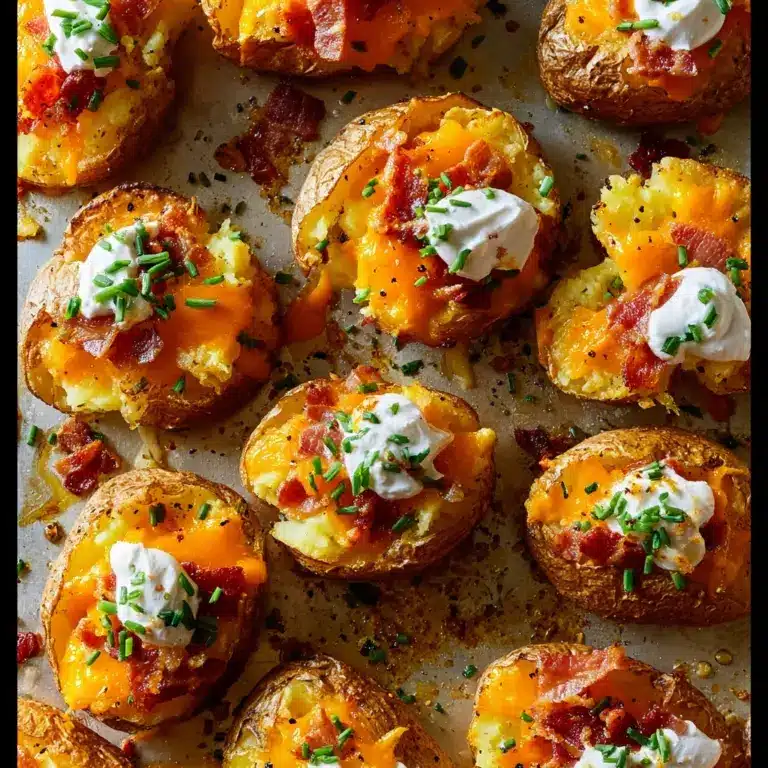 Loaded Smashed Potatoes Recipe