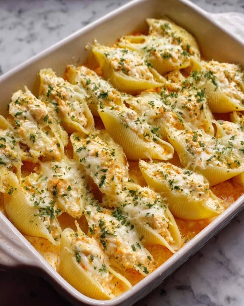 Buffalo Chicken Stuffed Shells Recipe