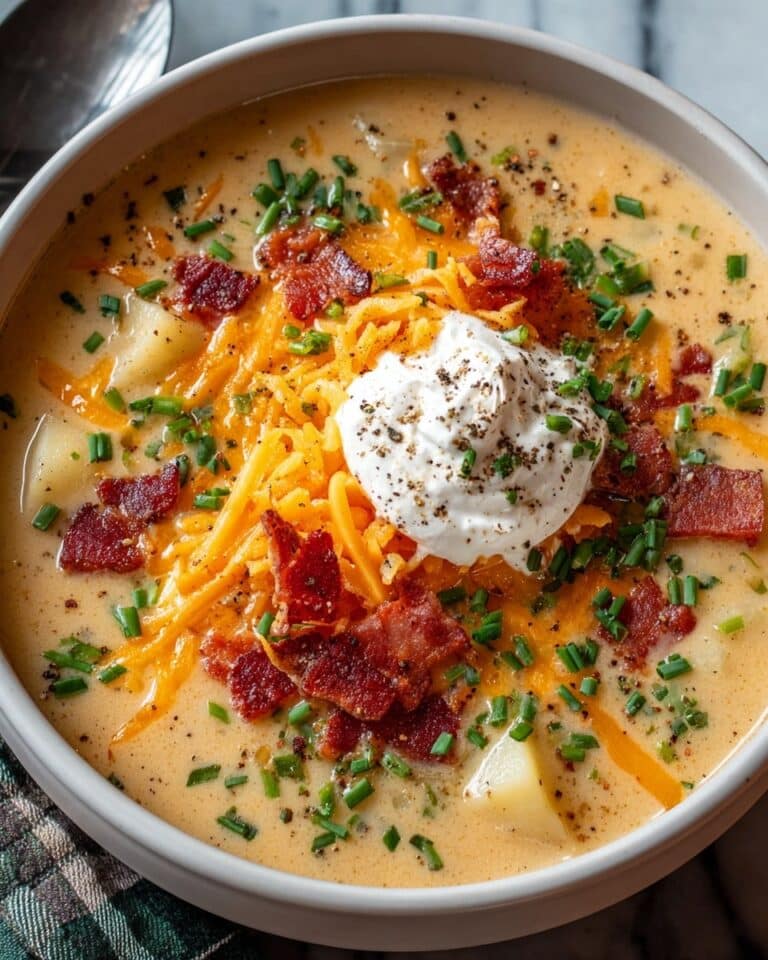 Comforting Loaded Baked Potato Soup Recipe
