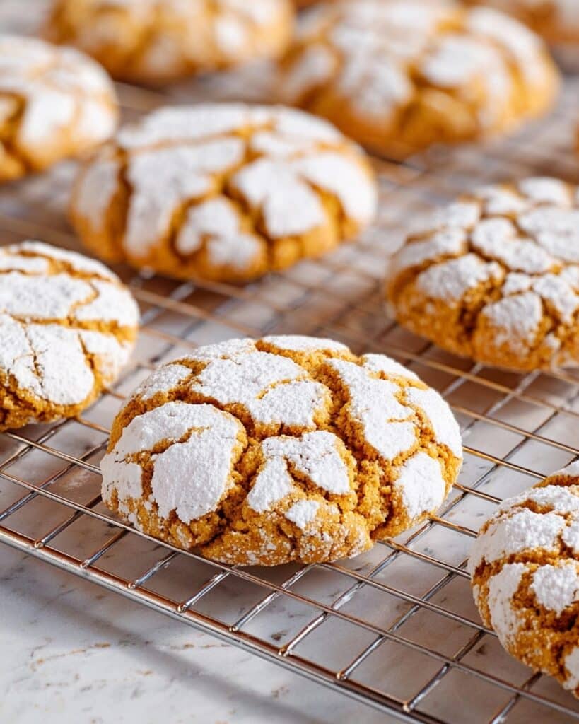 Pumpkin Crinkle Cookies Recipe