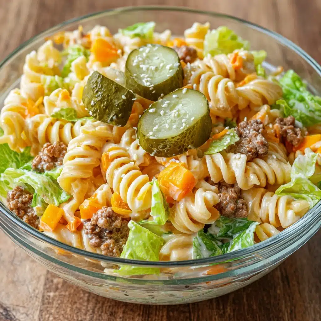 Big Mac Pasta Salad Recipe - Recipe Image
