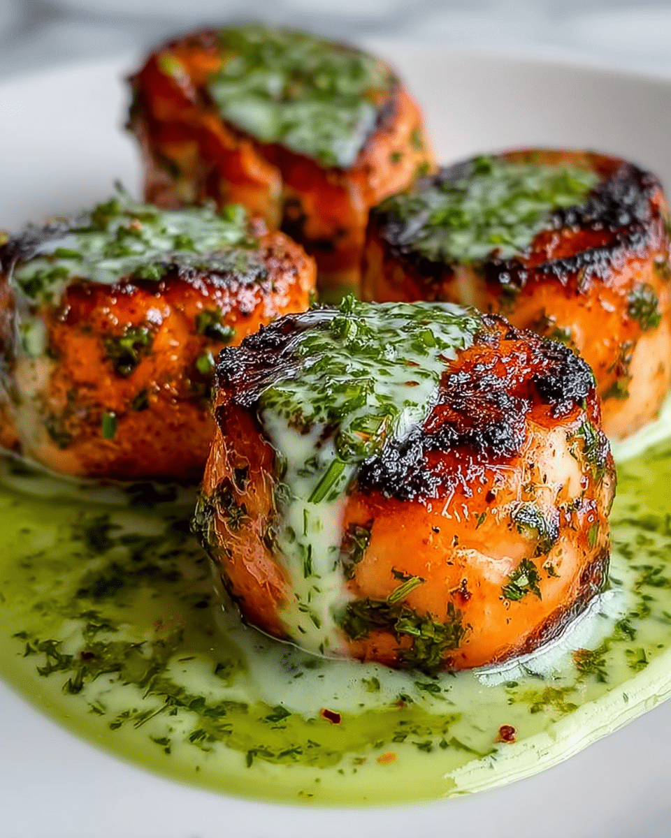 Three pieces of crispy golden-brown fried fish fillets are arranged side by side on a bed of white rice on a wooden board. Each fillet has a chunky topping made of chopped yellow pineapple, red bell peppers, green herbs, and small bits of white onion. There is a dark glossy sauce spread under and around the fish. Two lime wedges with vibrant green skin and juicy pale green insides are placed in front of the fillets. A small white bowl filled with white rice is blurred in the back. The whole scene is set on a white marbled surface. Photo taken with an iphone --ar 4:5 --v 7