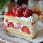 Strawberries and Cream Cake Recipe