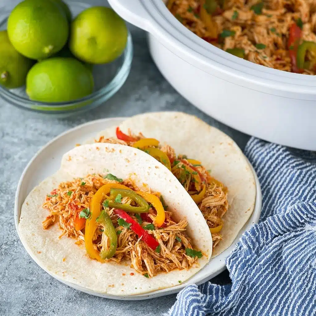 Crockpot Chicken Fajita Recipe - Recipe Image