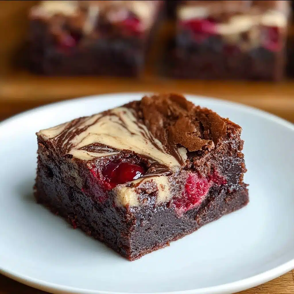 Decadent Raspberry Swirl Brownies Recipe - Recipe Image