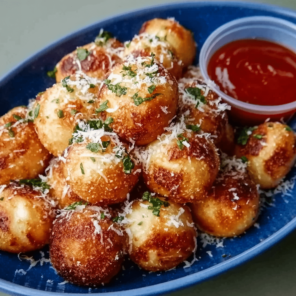 Parmesan Bread Bites Recipe - Recipe Image
