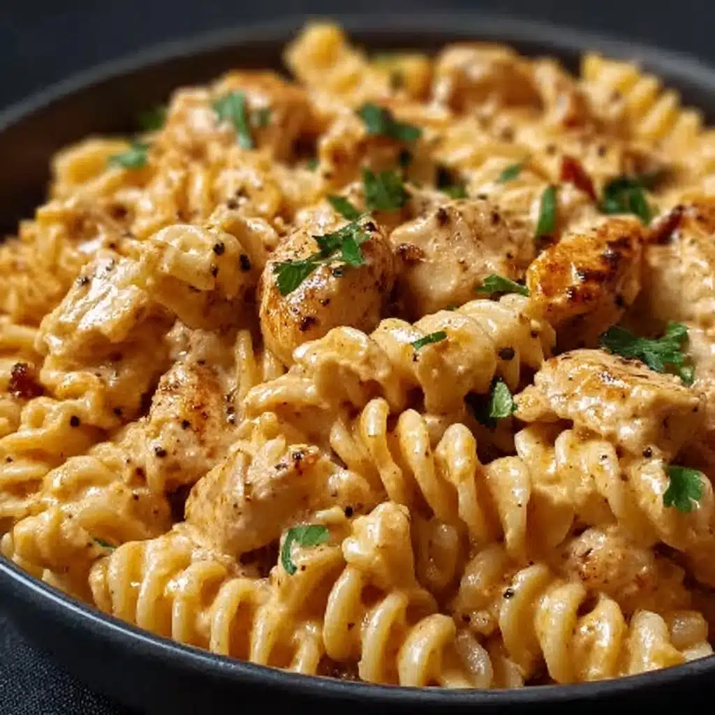 Cajun Cream Cheese Chicken Pasta Bake Recipe - Recipe Image