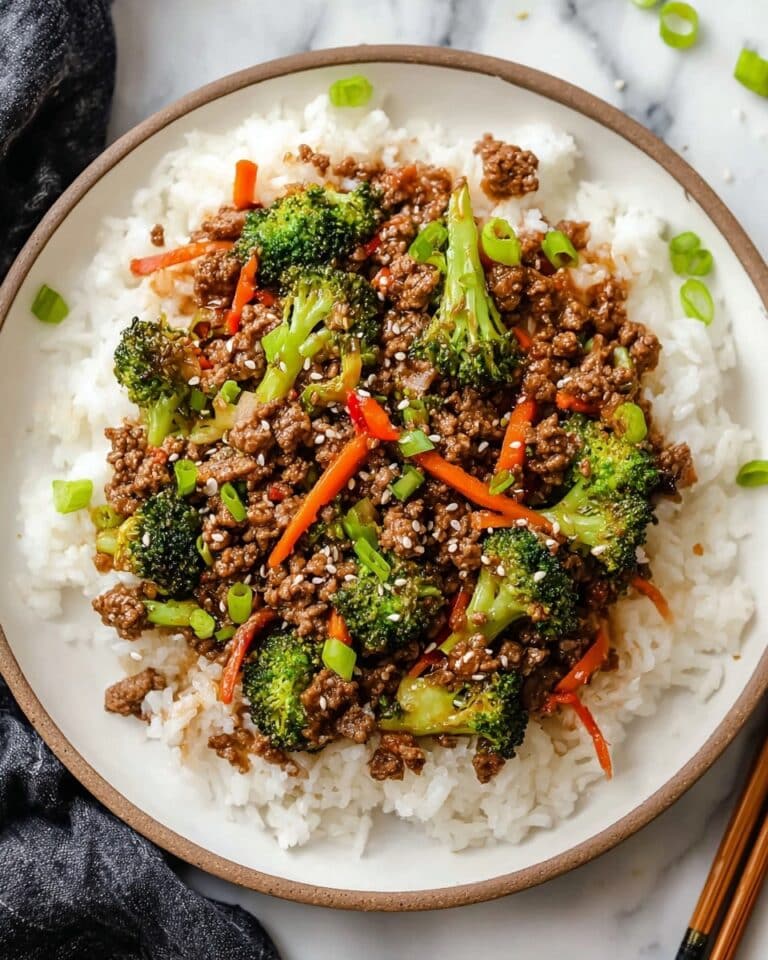 Korean Ground Beef Bowl Recipe