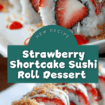 Strawberry Shortcake Sushi Roll Dessert Recipe