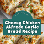Chicken Alfredo Garlic Bread Recipe