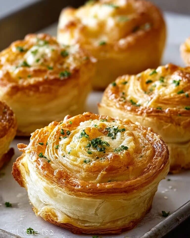 Cheesy Garlic Chive Crescent Bake Recipe