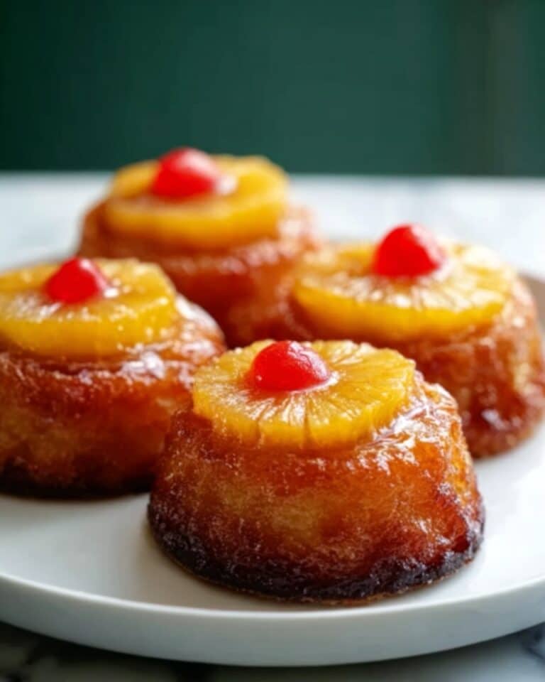Mini Pineapple Upside Down Cakes Recipe