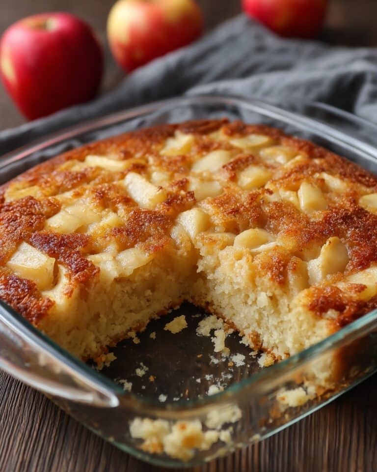Delicious Homemade Apple Cake with Fresh Apples Recipe