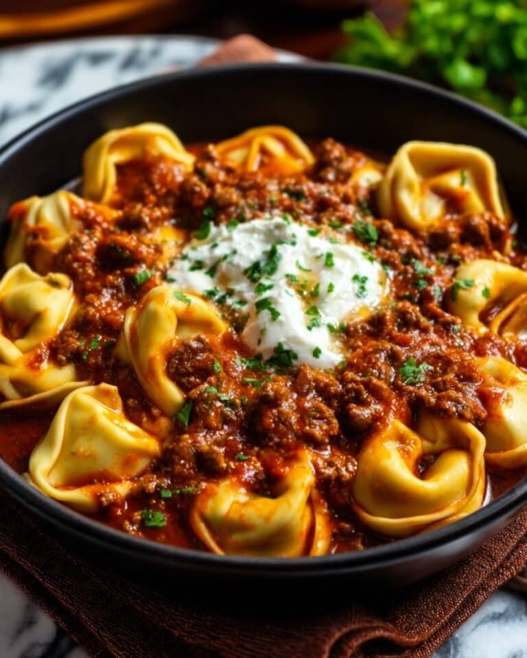 Cheesy Beef Enchiladas Tortellini Recipe