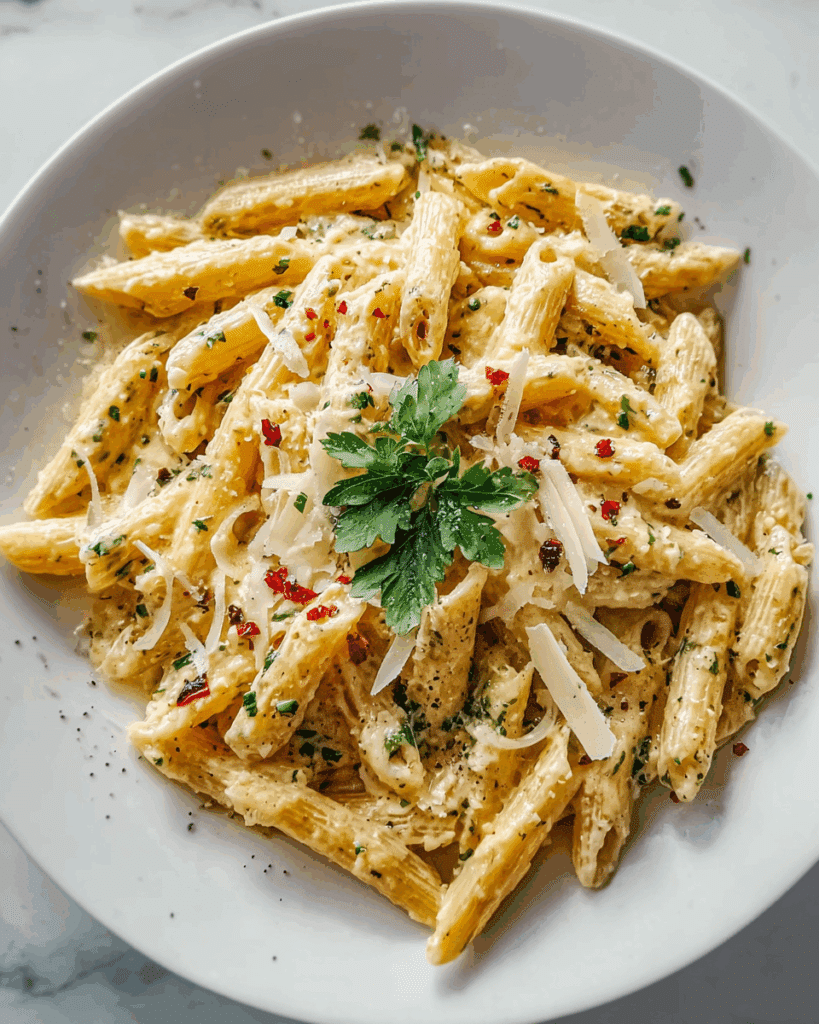 Creamy Garlic Pasta Recipe
